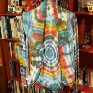 Tie dye cardigan